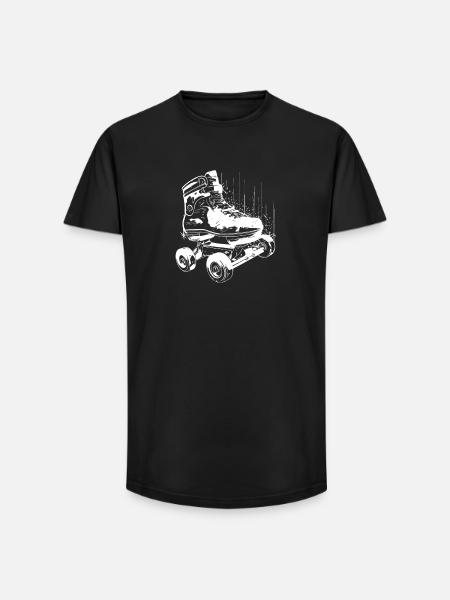 Roller Skates Graphic - Long Fit Men's T-Shirt - black