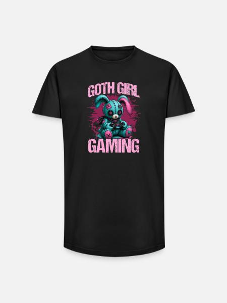 Pastel Goth Soft Goth Gaming Gamer - Long Fit Men's T-Shirt - black
