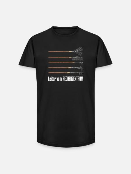 Rechenzentrum Design Gartengeräte Rechen Leiter - Long Fit Männer T-Shirt - Schwarz