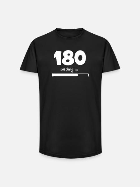 Dart-180-loading - Long Fit Men's T-Shirt - black