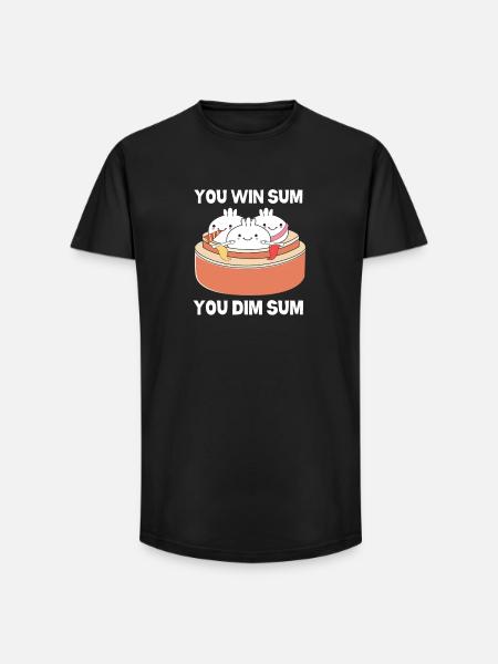 Dim sum - Long Fit Men's T-Shirt - black