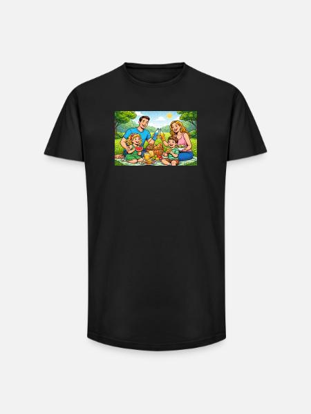 Peace... Everybody needs it. - Long Fit Men's T-Shirt - black
