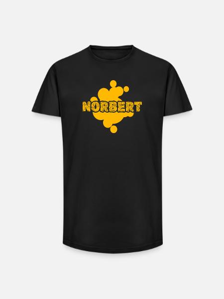 Kunst Norbert - Long Fit Männer T-Shirt - Schwarz