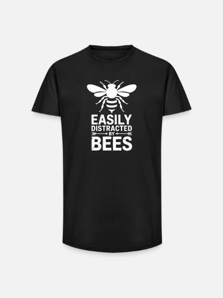 Bee Sayings Bee Funny Bee Gift - Long Fit Men's T-Shirt - black