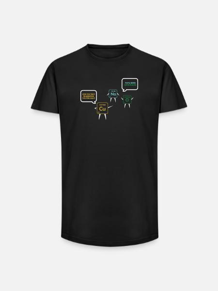 Chemistry Teacher Chemistry Chemist - Long Fit Men's T-Shirt - black