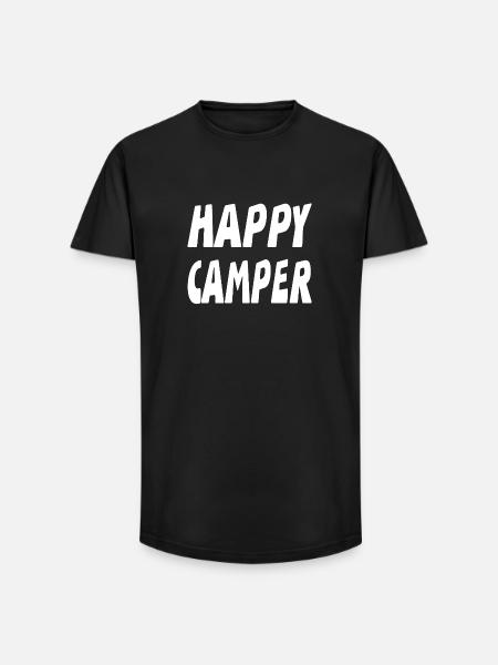 Camper - Long Fit Männer T-Shirt - Schwarz