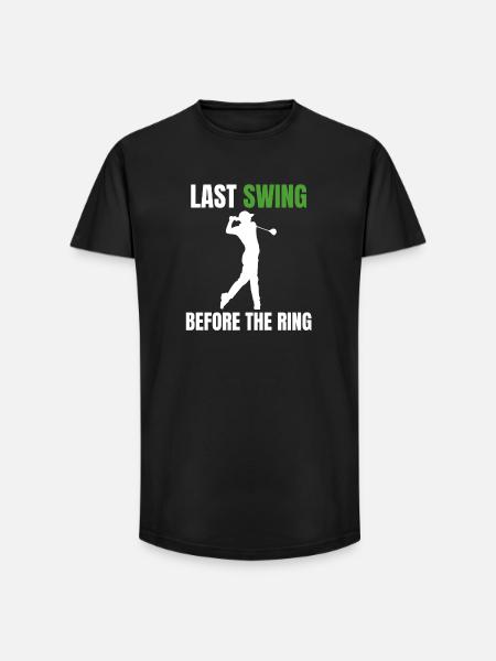 Golf-Junggesellenabschied - Long Fit Männer T-Shirt - Schwarz