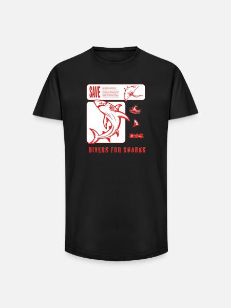 Save new design - Long Fit Men's T-Shirt - black
