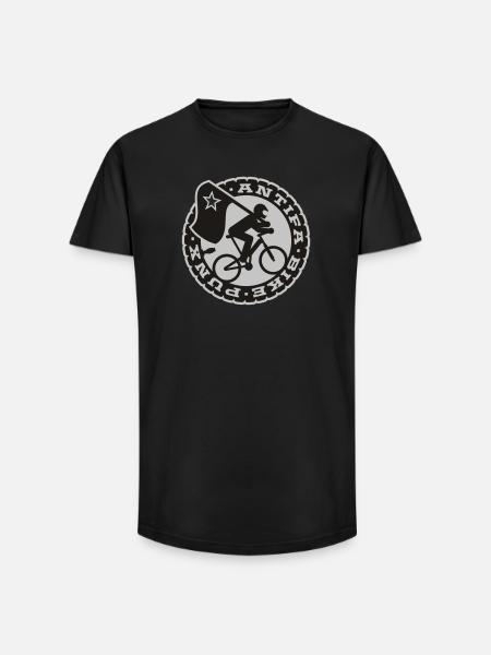 bike punks - Long Fit Men's T-Shirt - black