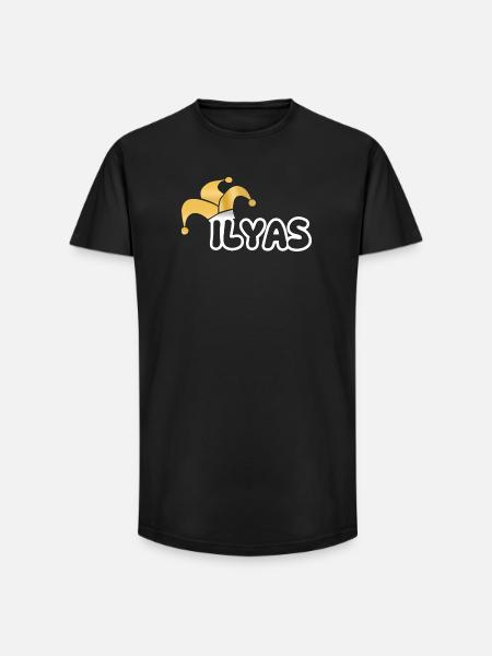 Shrovetide Ilyas - Long Fit Men's T-Shirt - black