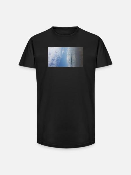 JensJensen - Long Fit Männer T-Shirt - Schwarz