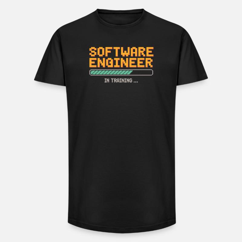 Softwareentwickler in Ausbildung Debugging Humor - Long Fit Männer T-Shirt - Schwarz