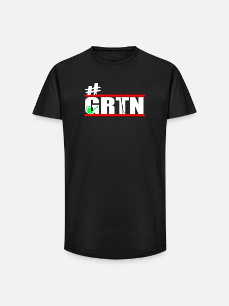 Garten - Gärtner - Gärtnern - GRTN  - Long Fit Männer T-Shirt - Schwarz