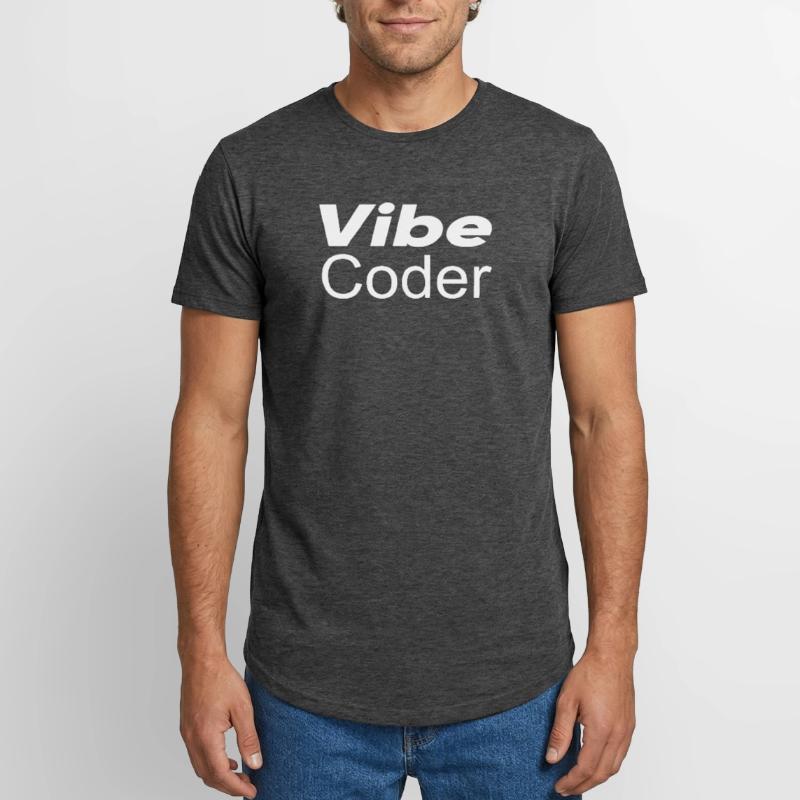 Techno-utopia: Vibe Coder Long Fit Men's T-Shirt