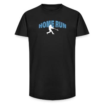 Home Run - Long Fit Men's T-Shirt - black - Front - AI Model Male 185 light (185cm)