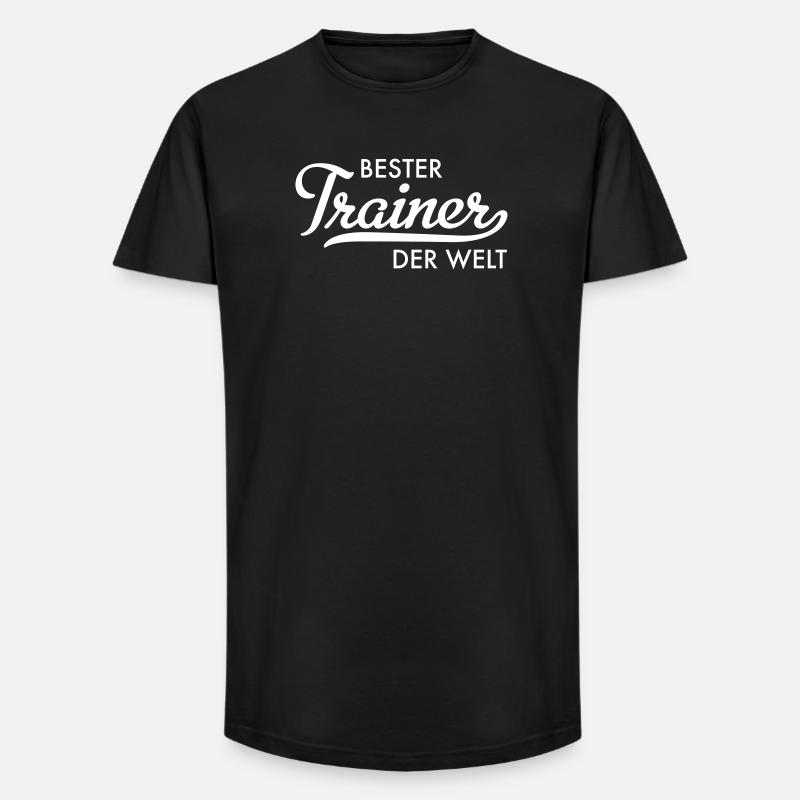 bester trainer der welt - Long Fit Männer T-Shirt - Schwarz