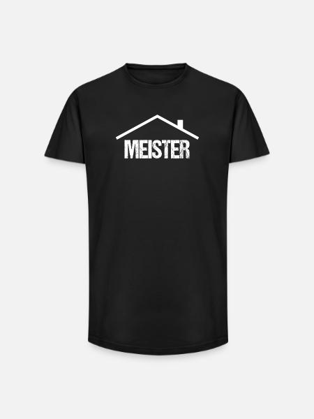 Hausmeister - Long Fit Männer T-Shirt - Schwarz