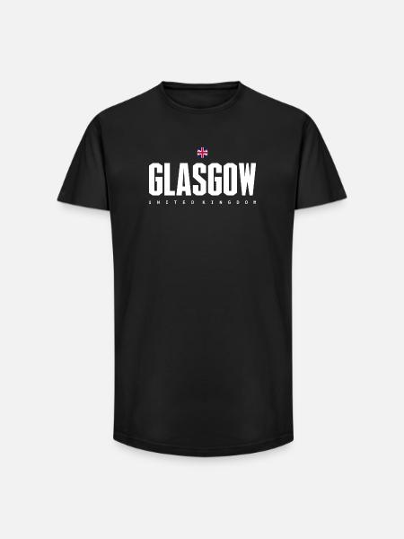 Glasgow - Long Fit Men's T-Shirt - black