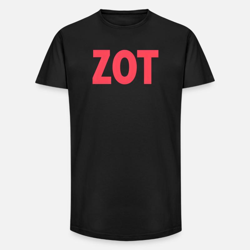 Zot – Flämisches Statement-Hemd - Long Fit Männer T-Shirt - Schwarz