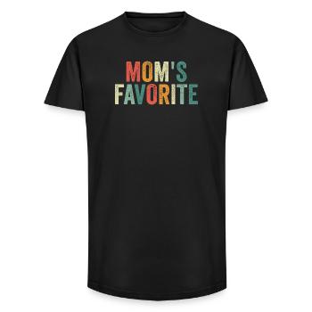 Favorite Kid Funny Mom's Favorite - Long Fit Men's T-Shirt - black - Front - AI Model Male 185 light (185cm)