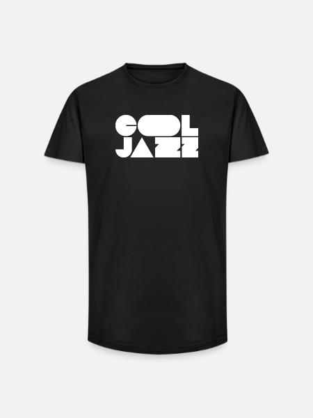 Bold cool jazz logo design - Long Fit Men's T-Shirt - black