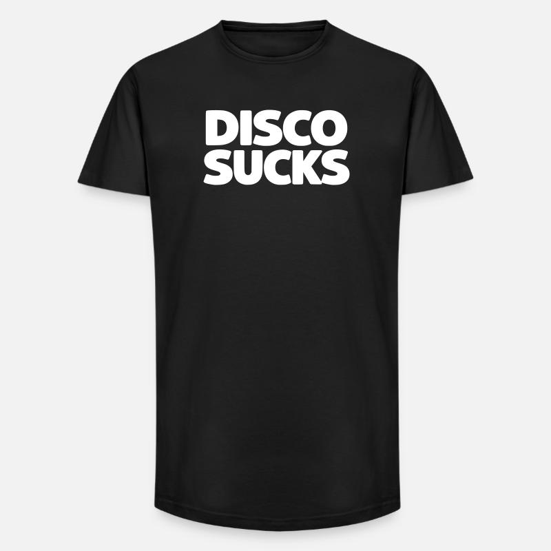 Disco ist - Long Fit Männer T-Shirt - Schwarz