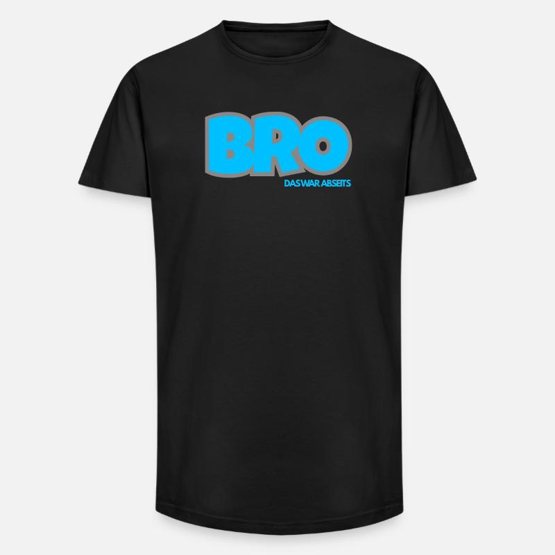 BRO. DAS WAR ABSEITS - Long Fit Männer T-Shirt - Schwarz