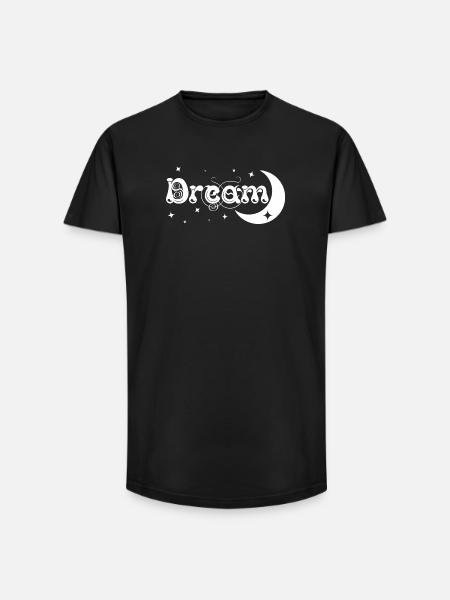 Dream / Traum - Long Fit Männer T-Shirt - Schwarz