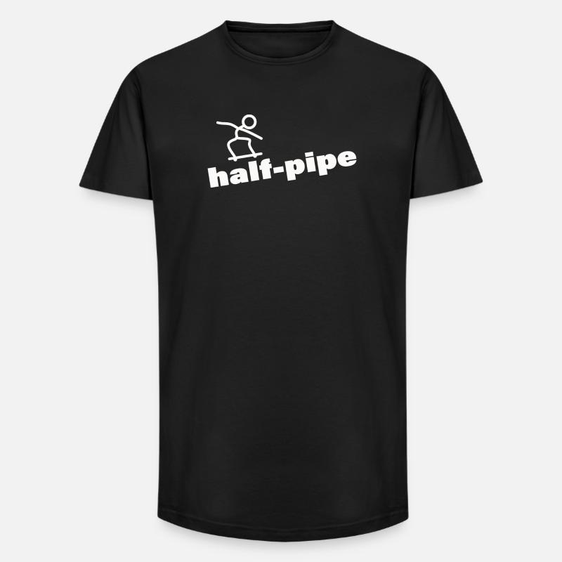 HALF-PIPE - Long Fit Männer T-Shirt - Schwarz