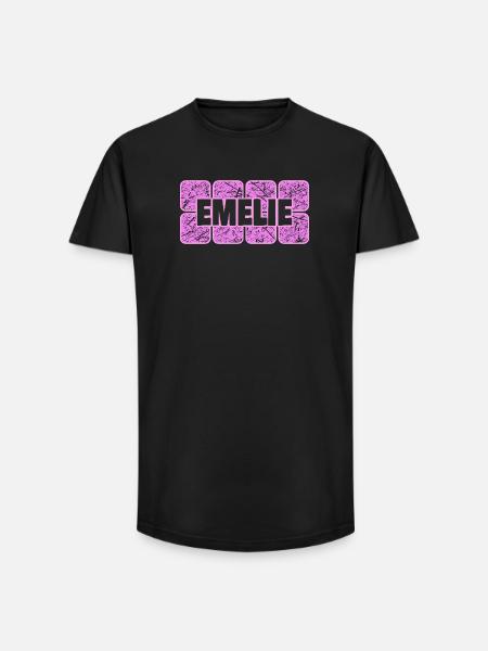 Geschenk für Emelie - Long Fit Männer T-Shirt - Schwarz