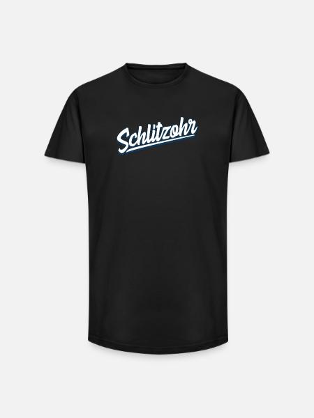 Schlitzohr - Schweizerdeutsch - Mundart - Dialekt - Long Fit Männer T-Shirt - Schwarz