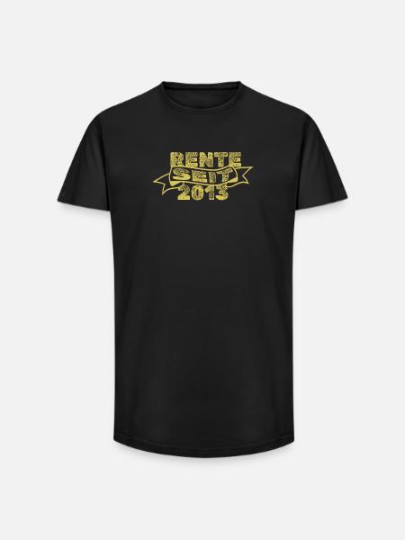 Retraités 2013 - T-shirt coupe longue homme - noir