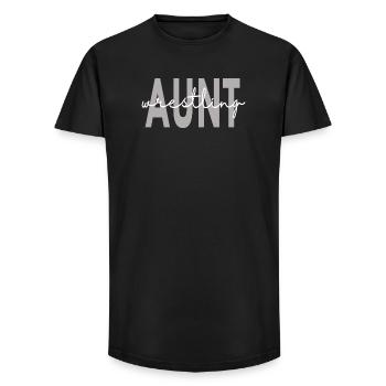 Tante Sportive de la Lutte Fière - T-shirt coupe longue homme - noir - Devant - AI Model Male 185 light (185cm)