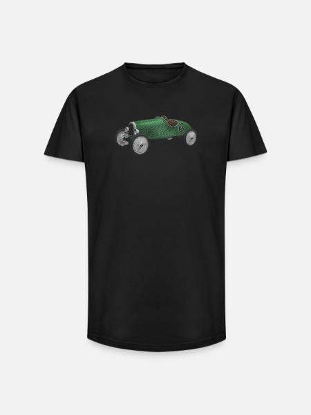 Children's vehicle - Long Fit Men's T-Shirt - black
