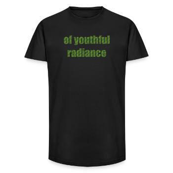 of youthful radiance - Long Fit Männer T-Shirt - Schwarz - Vorne - AI Model Male 185 light (185cm)
