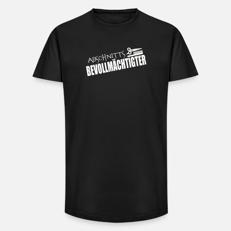 ABSCHNITTSBEVOLLMÄCHTIGTER - Long Fit Männer T-Shirt - Schwarz