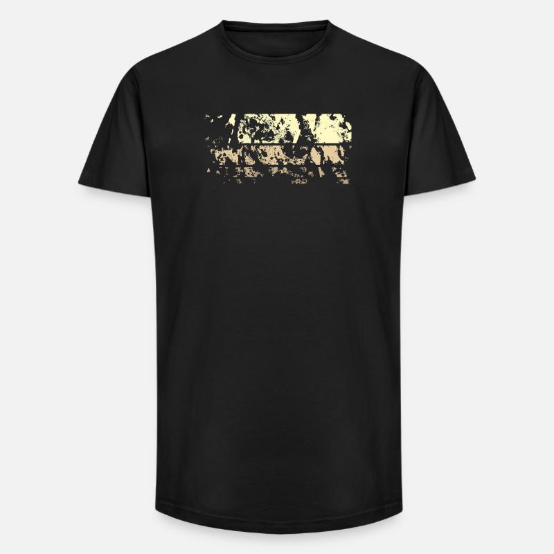 Baggrundsabstract - Long fit herre T-shirt - sort