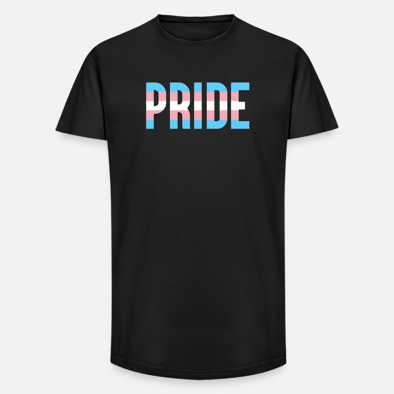 Pride Month LGBT - Trans Pride - Long Fit Männer T-Shirt - Schwarz