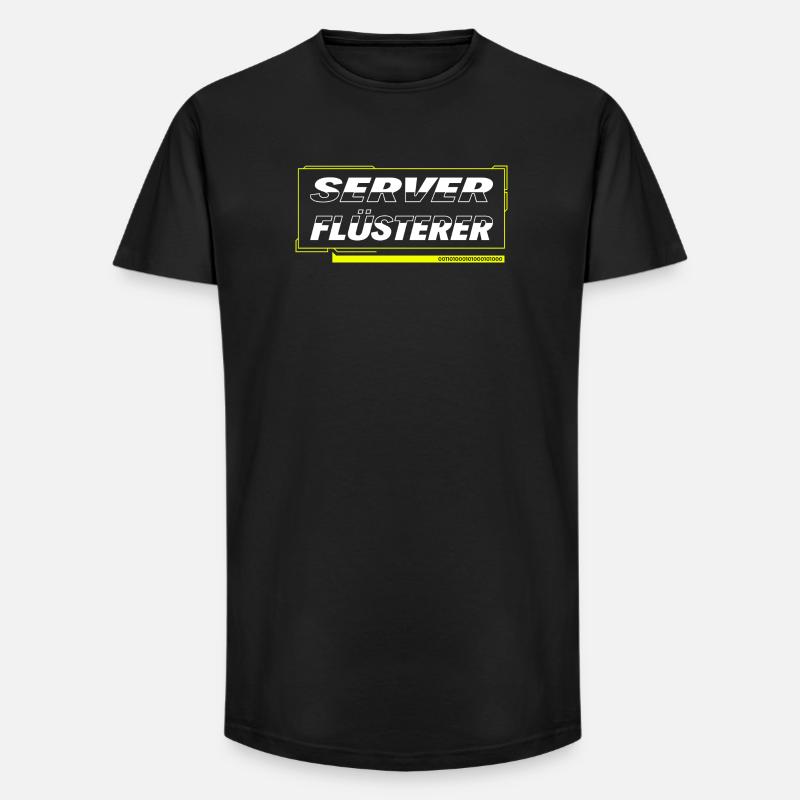 Server Flüsterer - Long Fit Männer T-Shirt - Schwarz
