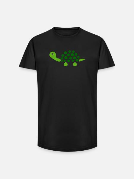 Turtle Turtles - Long Fit Men's T-Shirt - black