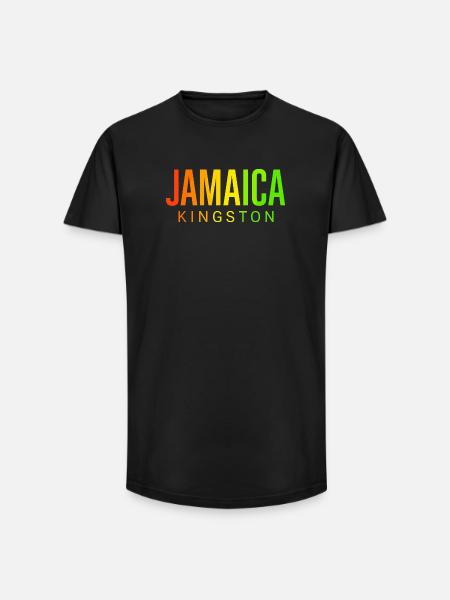 Jamaica Kingston - Long Fit Men's T-Shirt - black