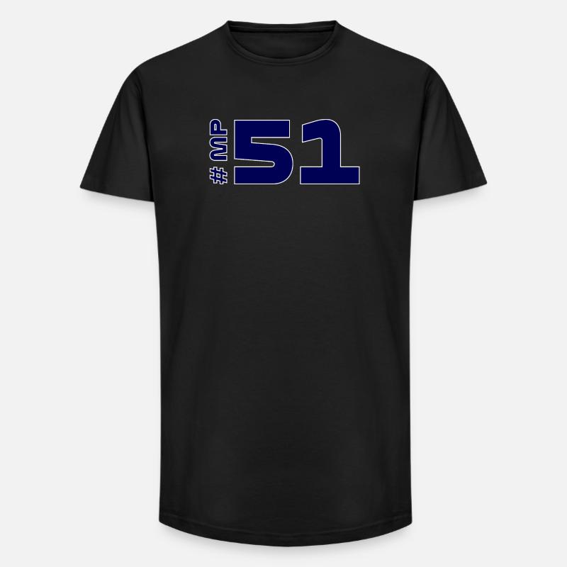 # MP51 - Long Fit Männer T-Shirt - Schwarz