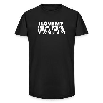 Steel Worker Ironworker Metal Construction Design - Long Fit Men's T-Shirt - black - Front - AI Model Male 185 light (185cm)