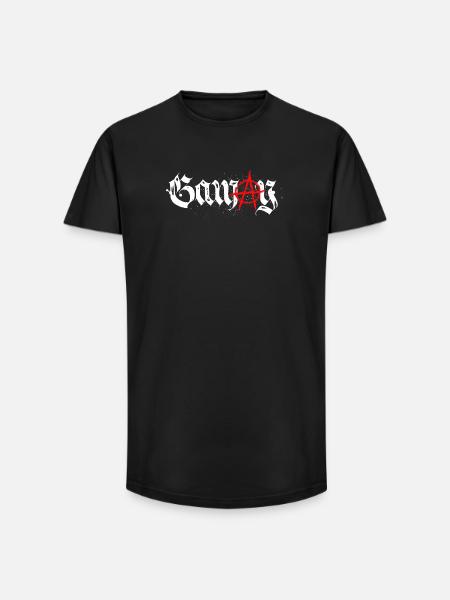 gamay_anarchie - Long Fit Men's T-Shirt - black