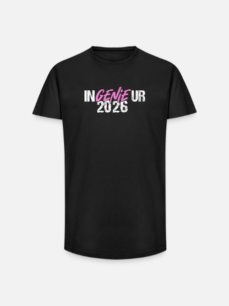 Engineer Genie Graduation 2026 - Long Fit Men's T-Shirt - black