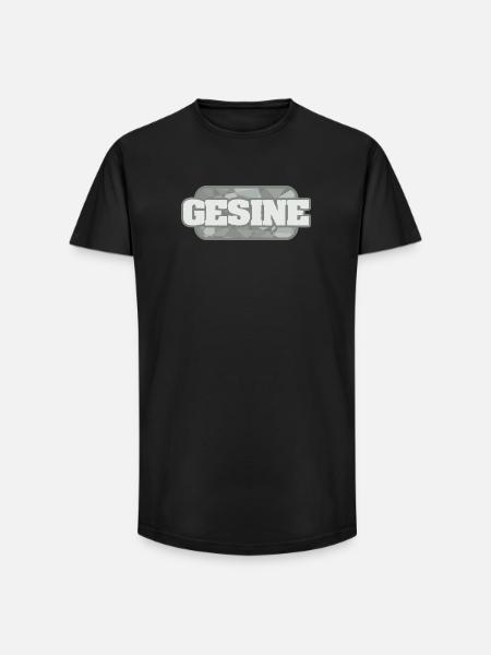 Bio Gesine - T-shirt coupe longue homme - noir