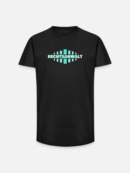 Rechtsanwalt als Beruf - Long Fit Männer T-Shirt - Schwarz