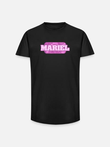 Mariel als Gesundheit - Long Fit Männer T-Shirt - Schwarz
