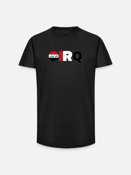 Irak - T-shirt coupe longue homme - noir