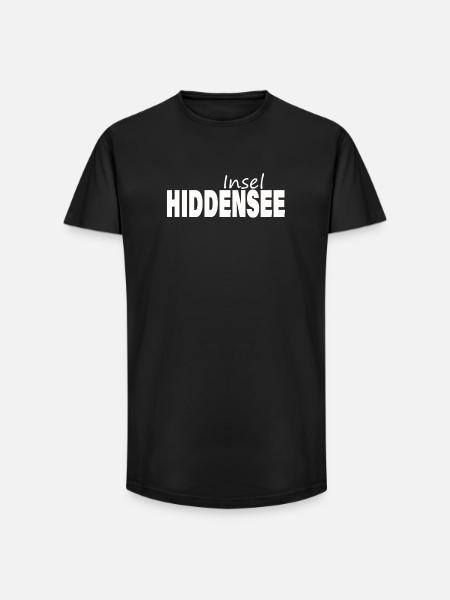 Insel HIDDENSEE - Long Fit Männer T-Shirt - Schwarz